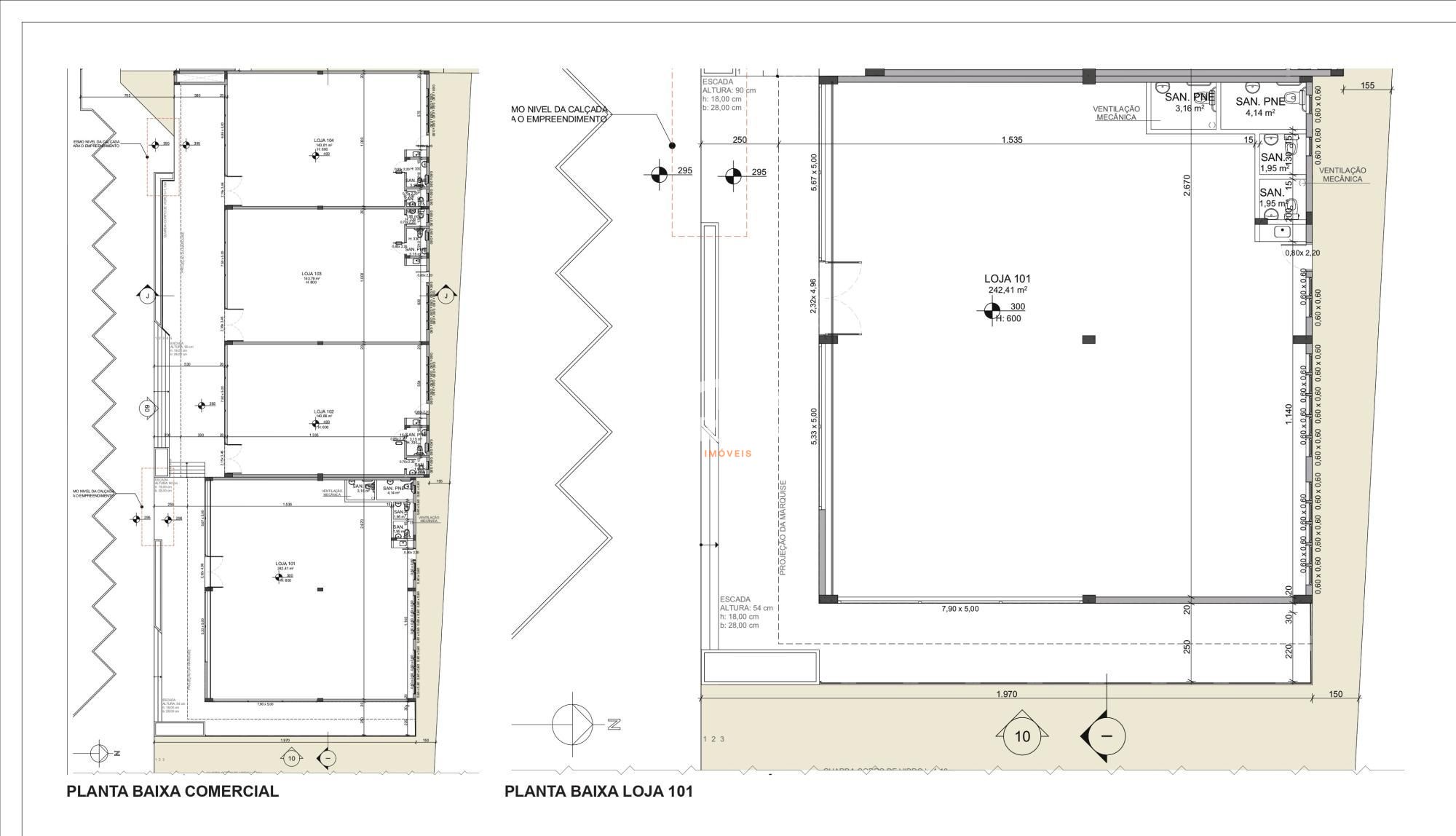 Loja-Salão, 268 m² - Foto 3