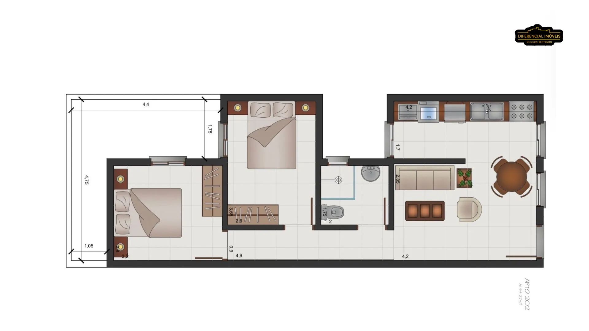 Apartamento à venda  no Centro - Ibirubá, RS. Imóveis