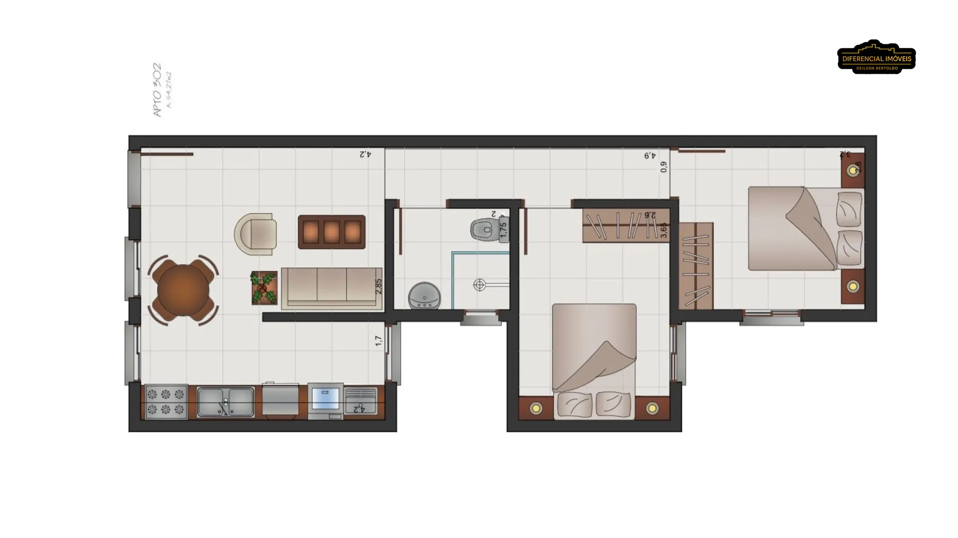 Apartamento à venda  no Centro - Ibirubá, RS. Imóveis