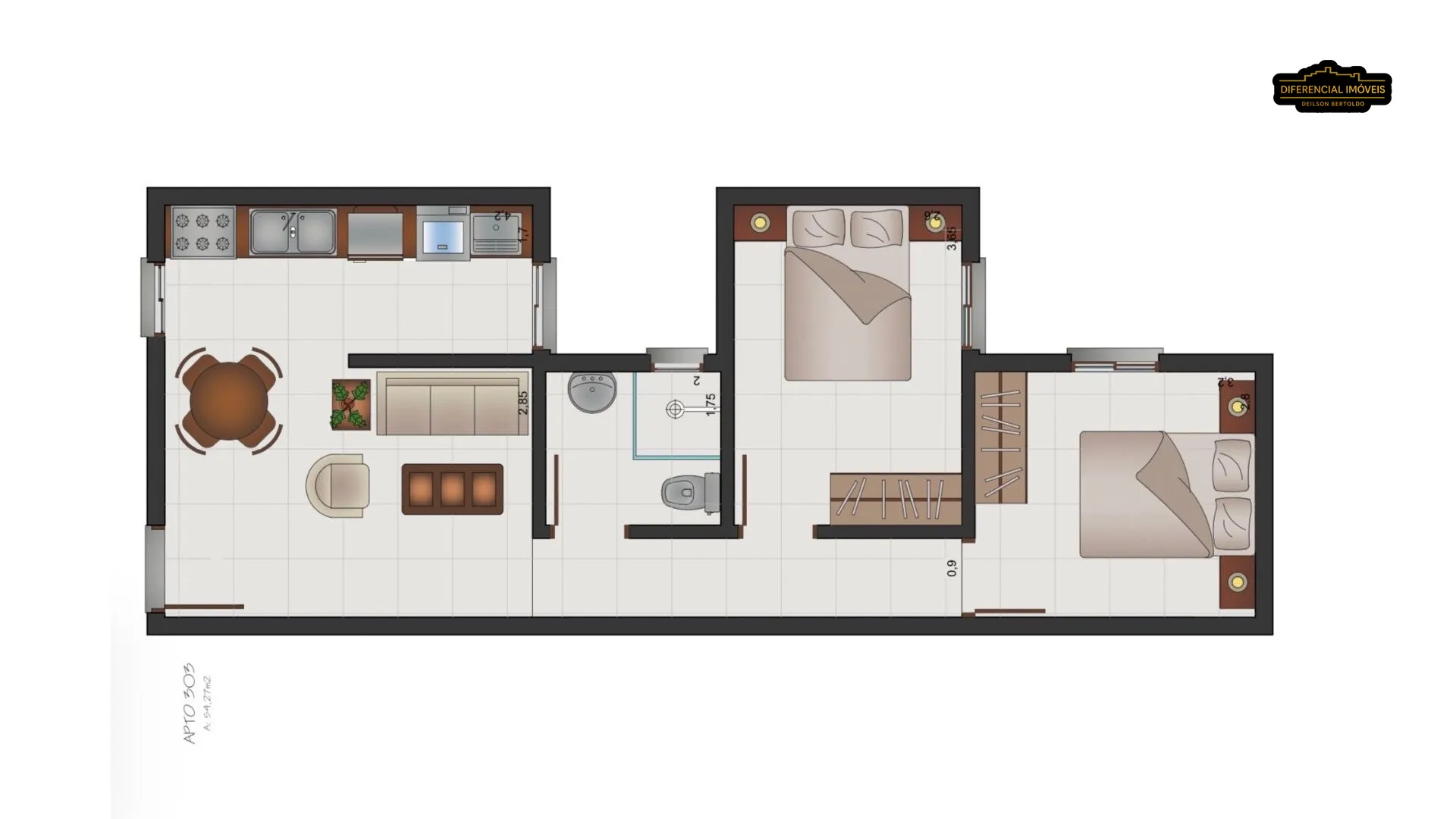 Apartamento à venda  no Centro - Ibirubá, RS. Imóveis