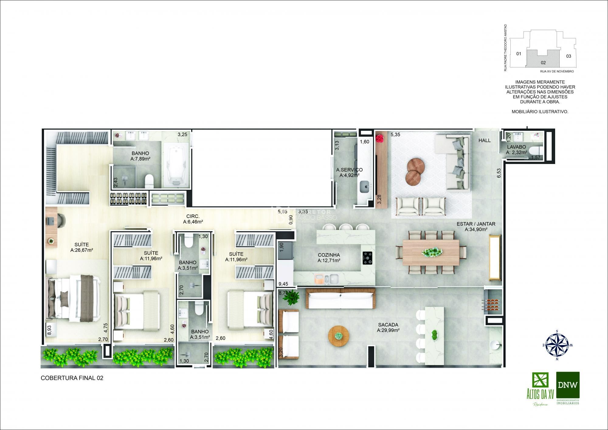 Cobertura à venda com 3 quartos, 179m² - Foto 21