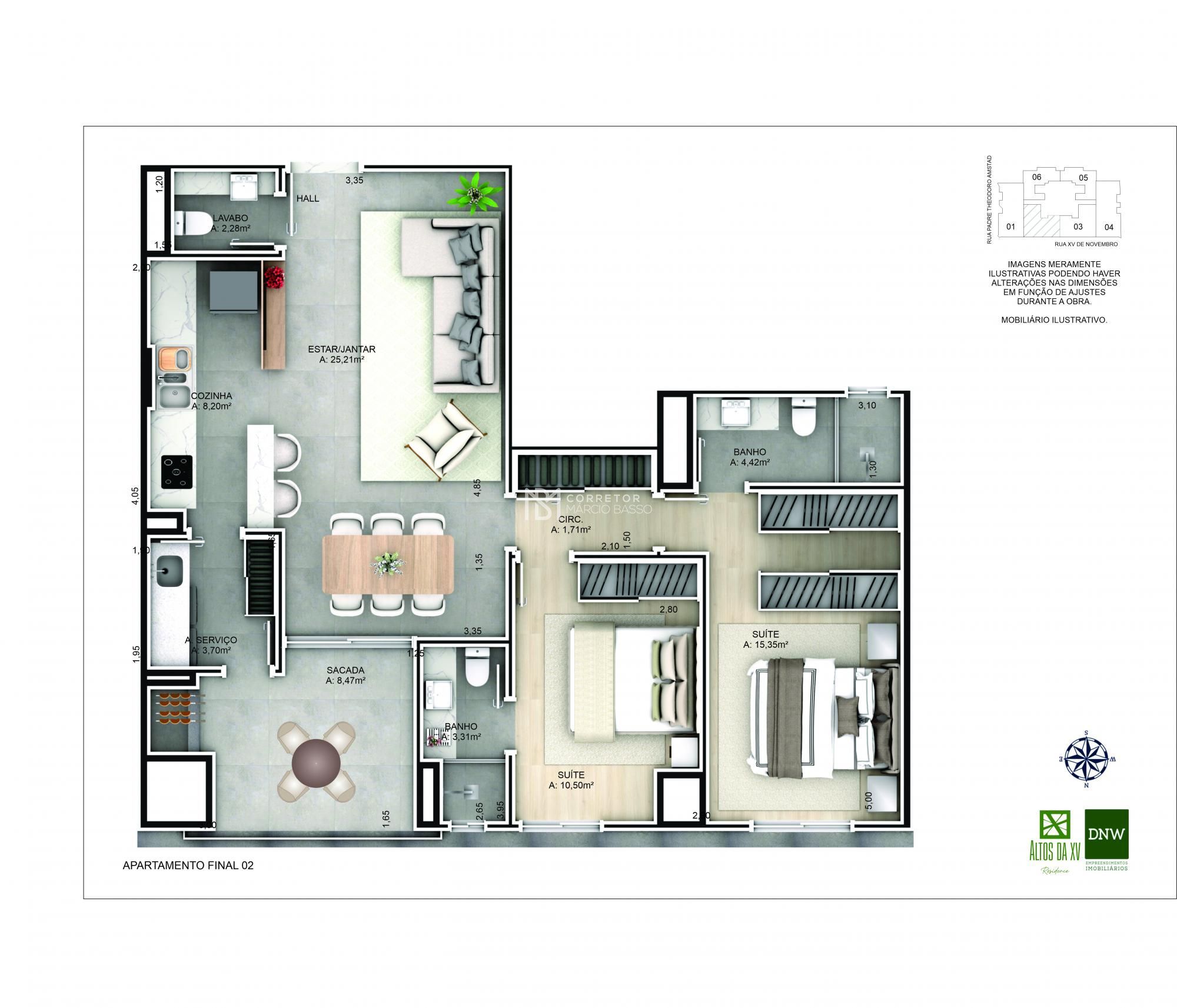 Apartamento à venda com 2 quartos, 93m² - Foto 17