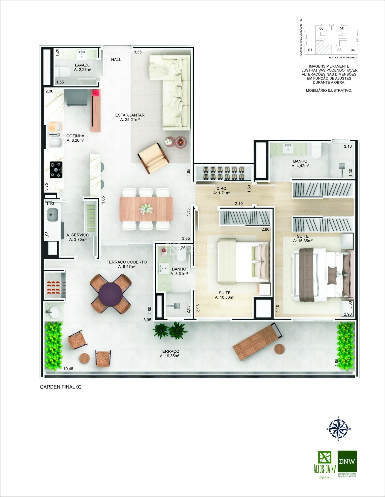 Apartamento à venda com 2 quartos, 115m² - Foto 17