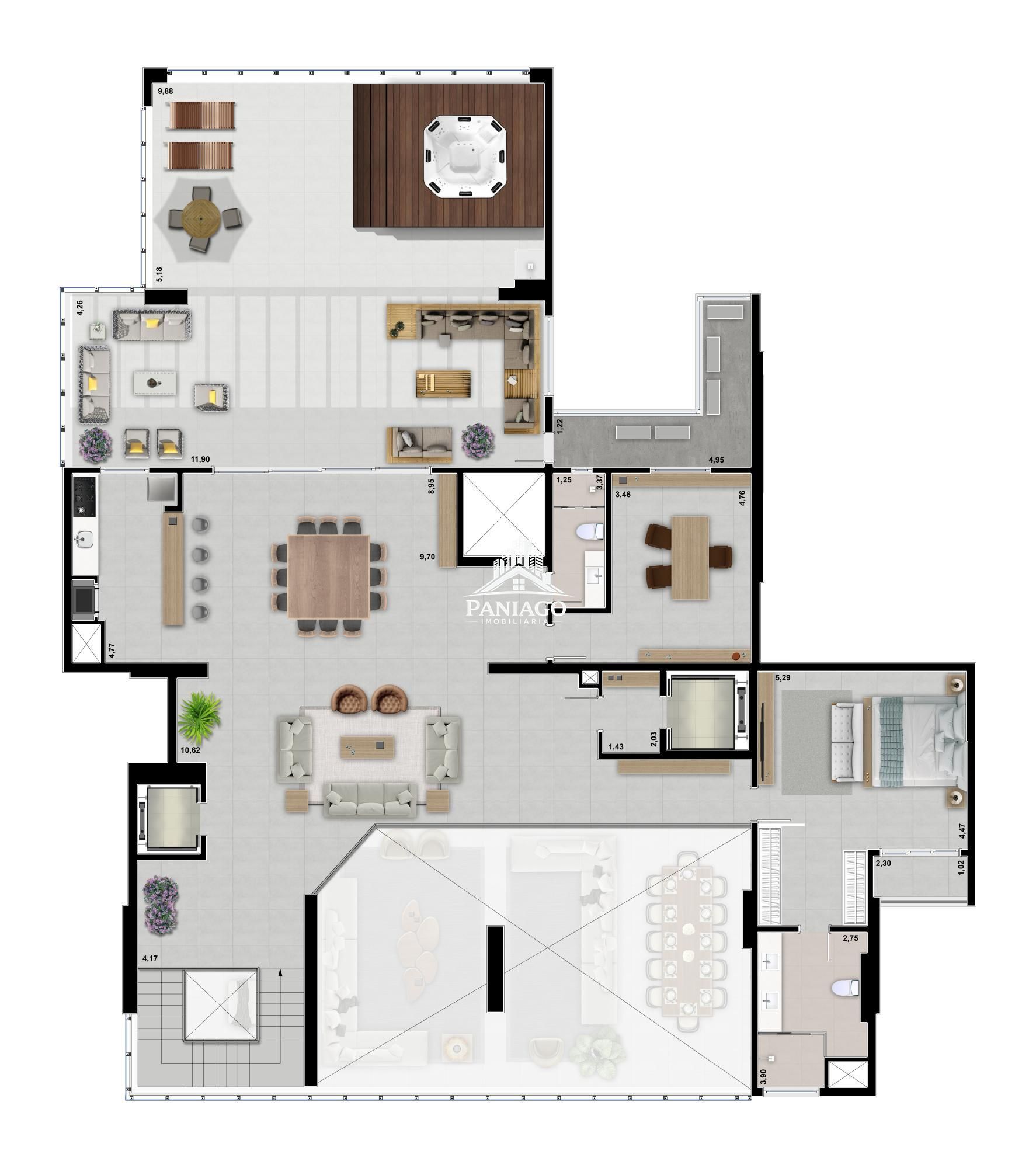 Apartamento, 3 quartos, 194 m² - Foto 32