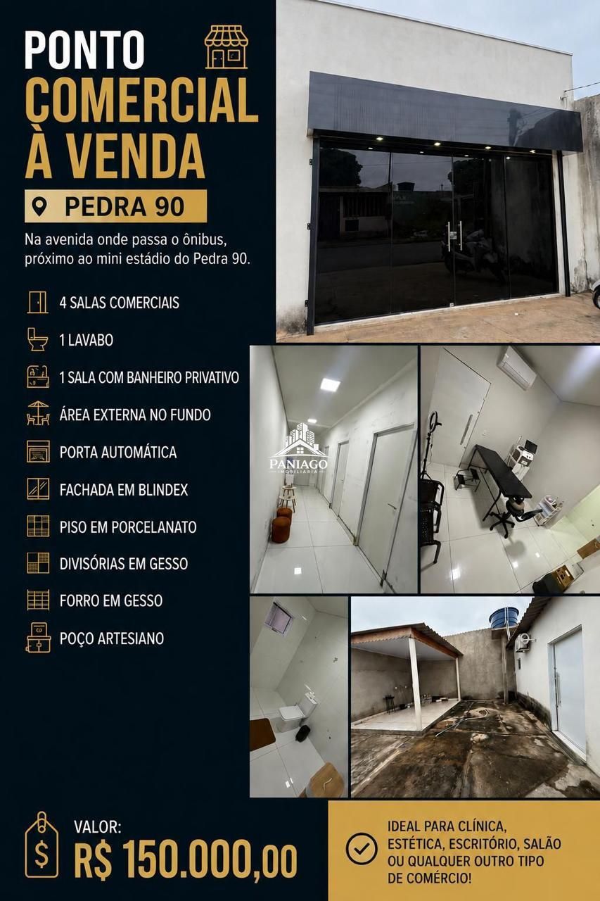 Ponto comercial a venda - bairro pedra 90