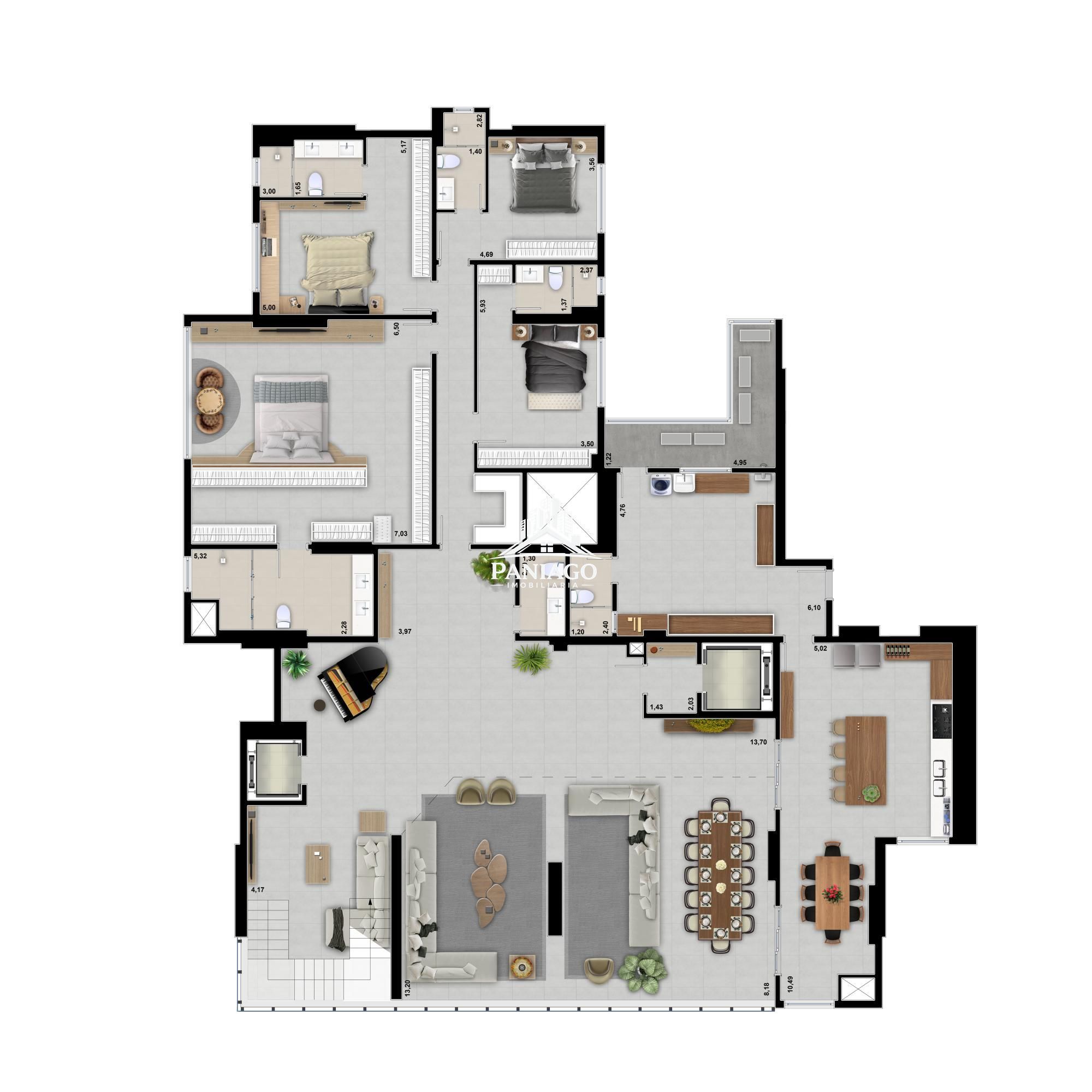 Apartamento, 3 quartos, 194 m² - Foto 31