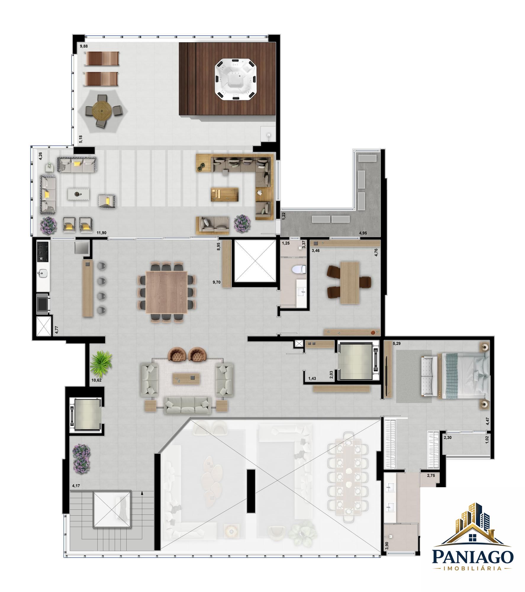 Apartamento, 3 quartos, 194 m² - Foto 32