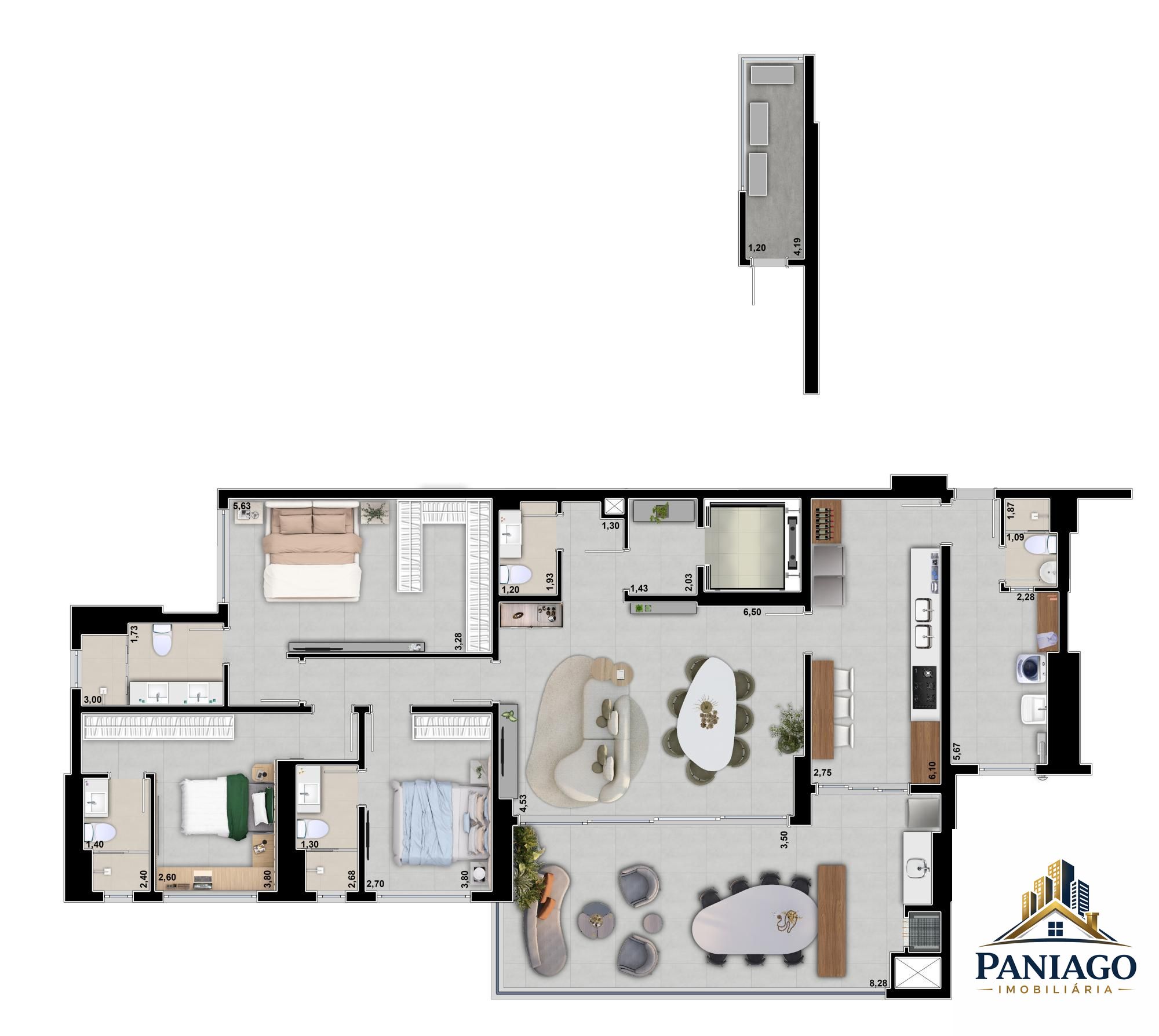 Apartamento, 3 quartos, 194 m² - Foto 35