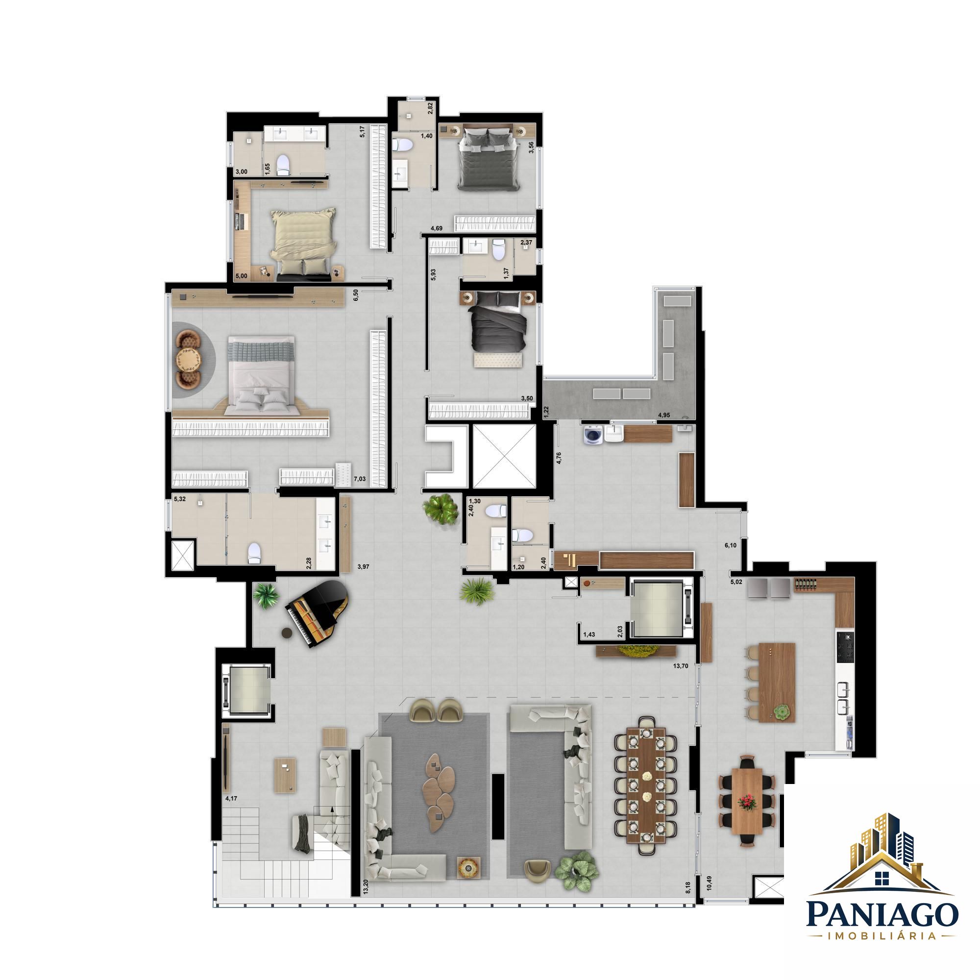 Apartamento, 3 quartos, 194 m² - Foto 31