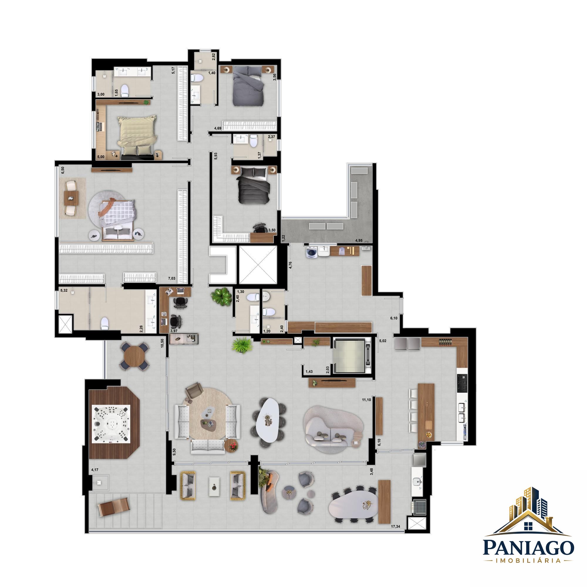 Apartamento, 3 quartos, 194 m² - Foto 37