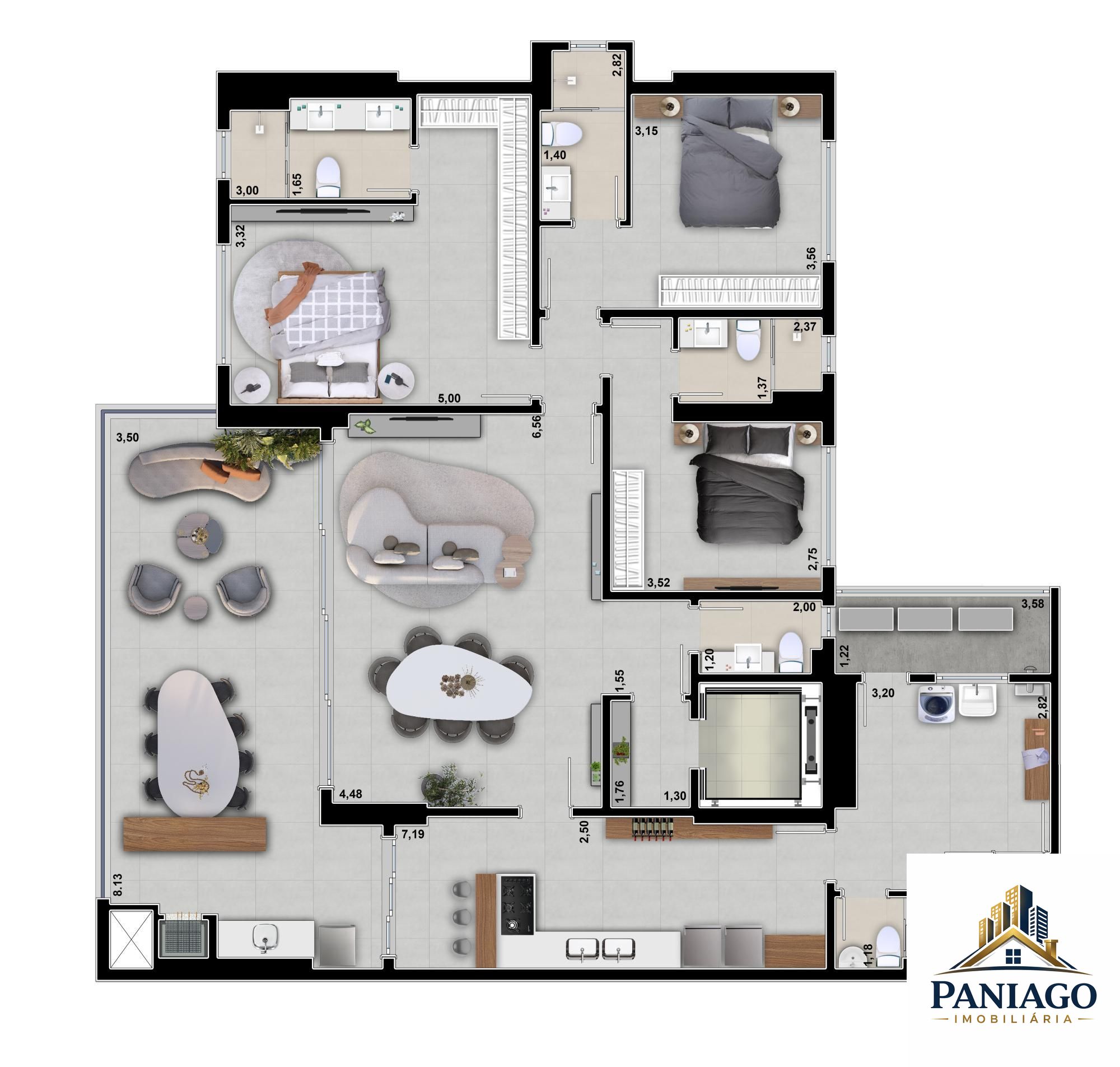 Apartamento, 3 quartos, 194 m² - Foto 34