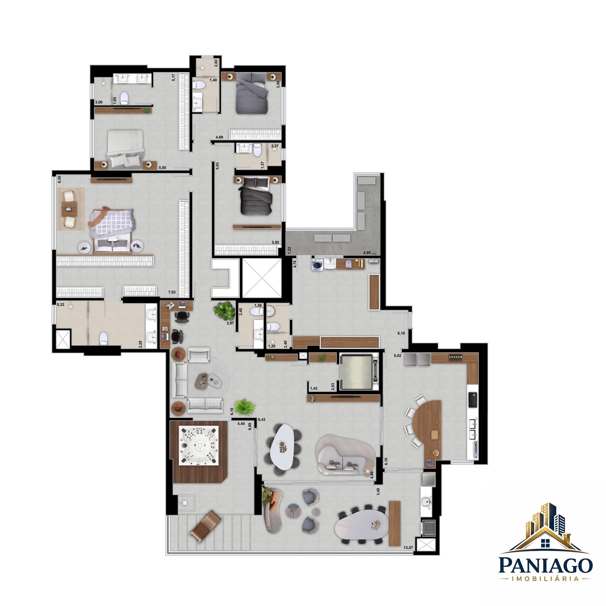 Apartamento, 3 quartos, 194 m² - Foto 33