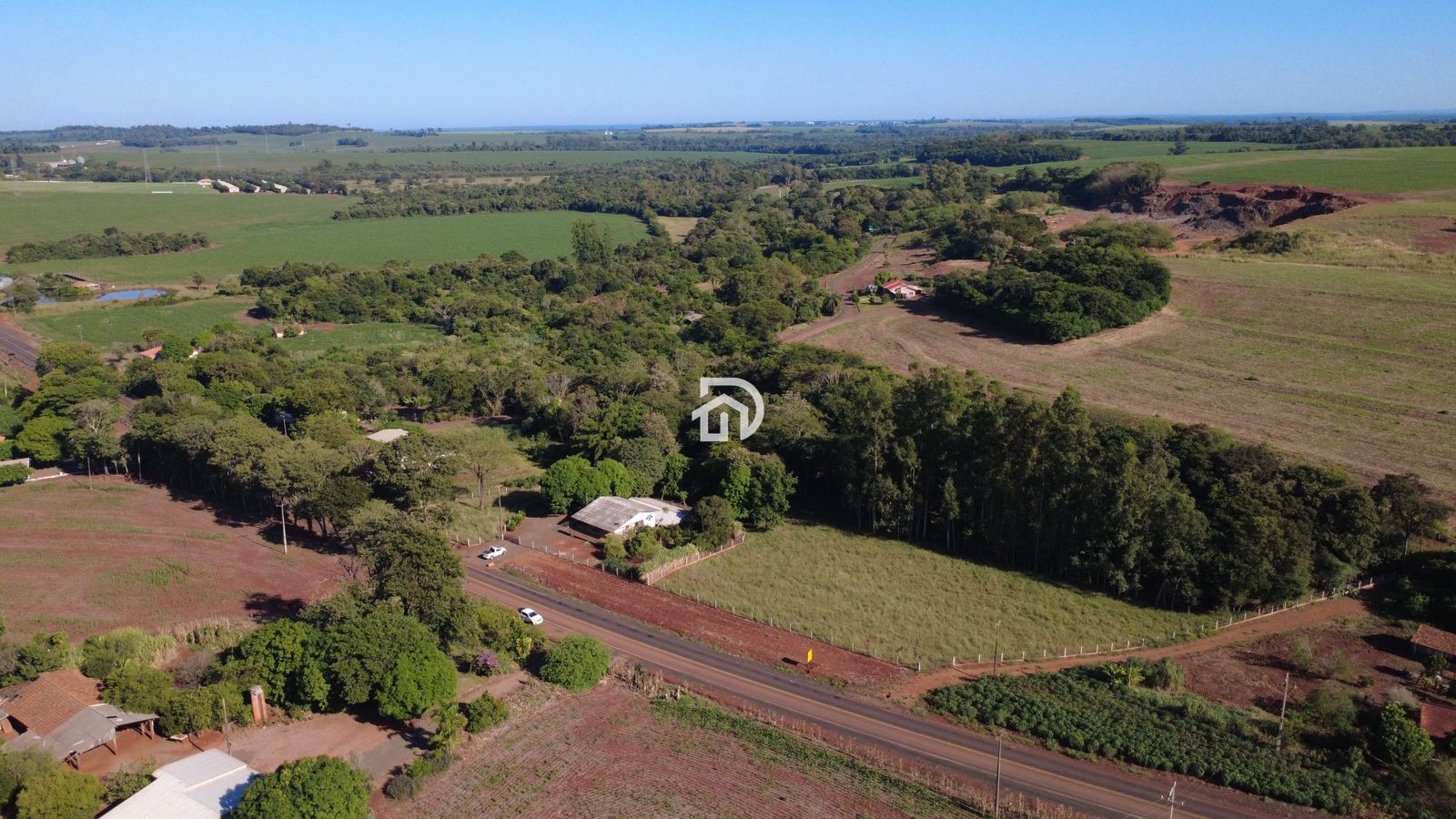 3,83 Alqueires com Casa na Linha Santa Cruz a Venda em Santa Helena-PR