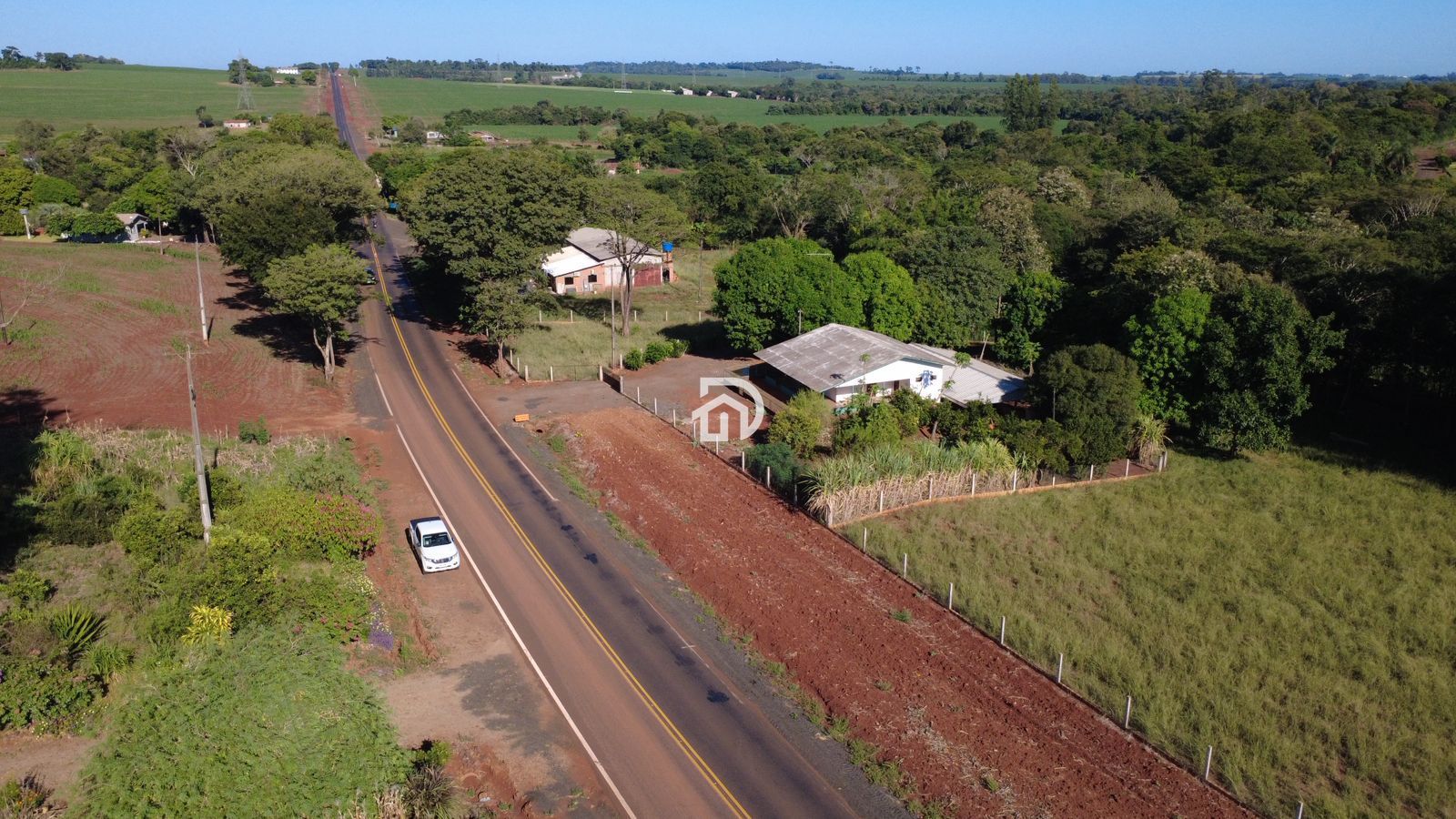 3,83 Alqueires com Casa na Linha Santa Cruz a Venda em Santa Helena-PR