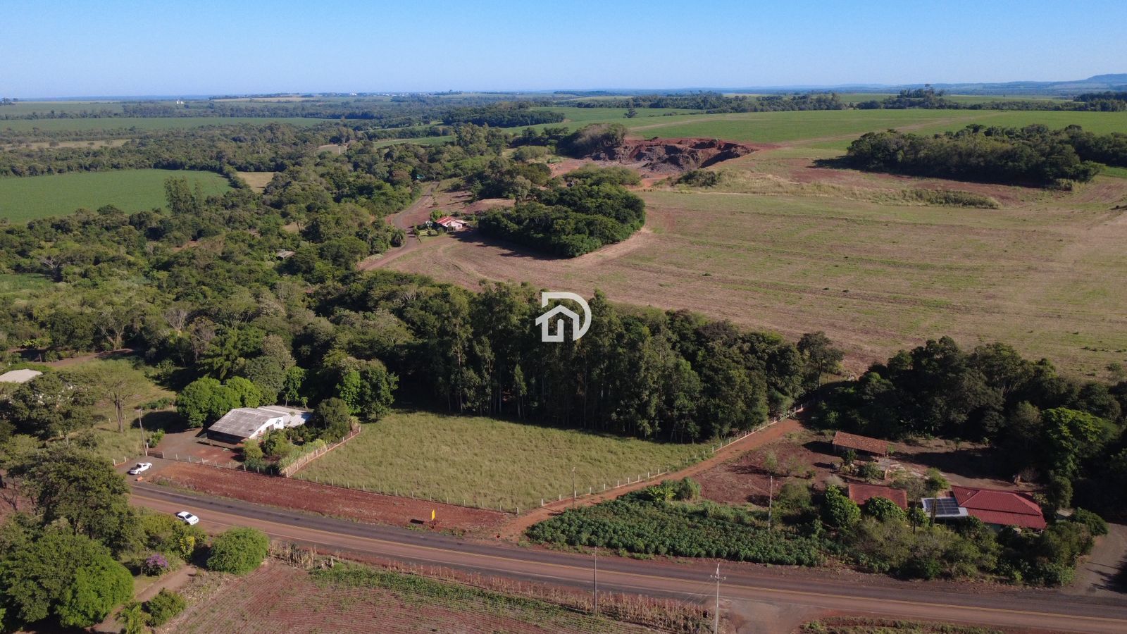 3,83 Alqueires com Casa na Linha Santa Cruz a Venda em Santa Helena-PR