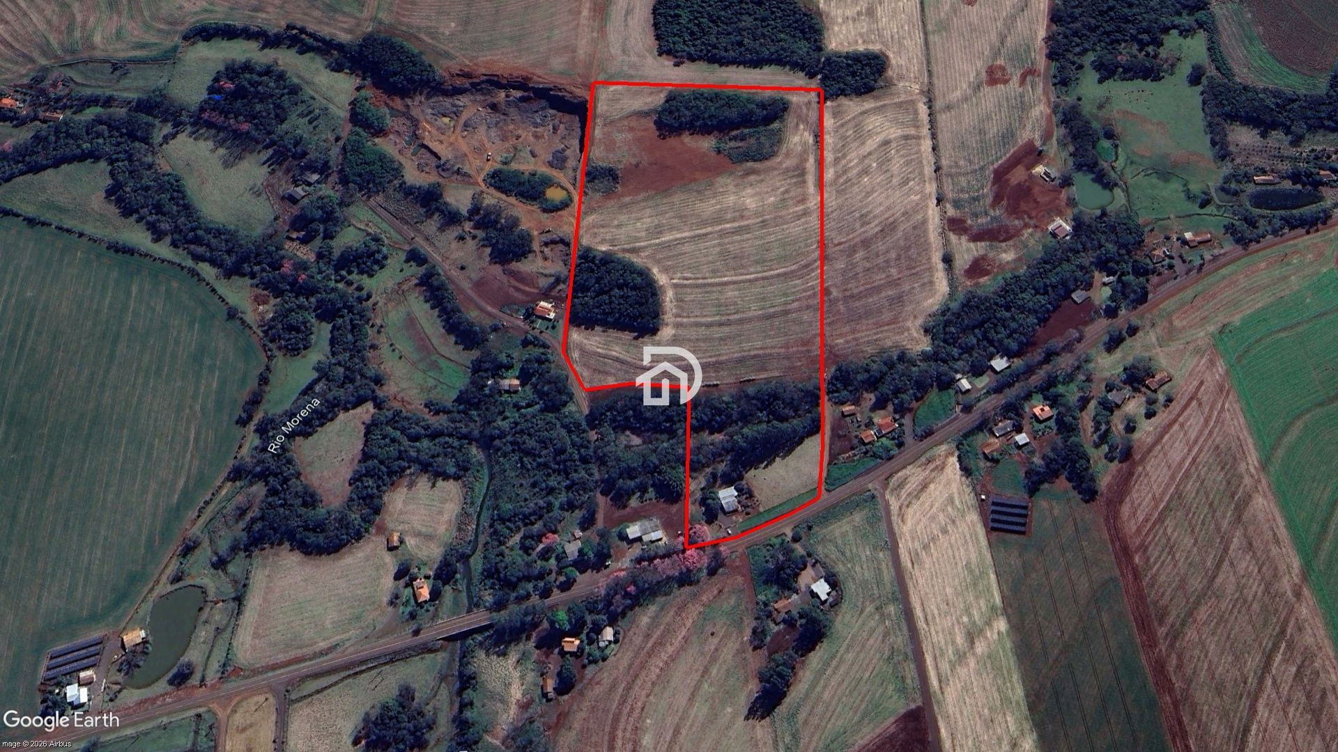 3,83 Alqueires com Casa na Linha Santa Cruz a Venda em Santa Helena-PR
