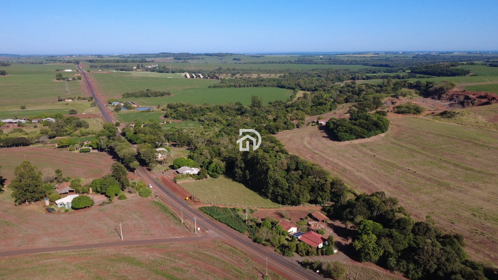 3,83 Alqueires com Casa na Linha Santa Cruz a Venda em Santa Helena-PR