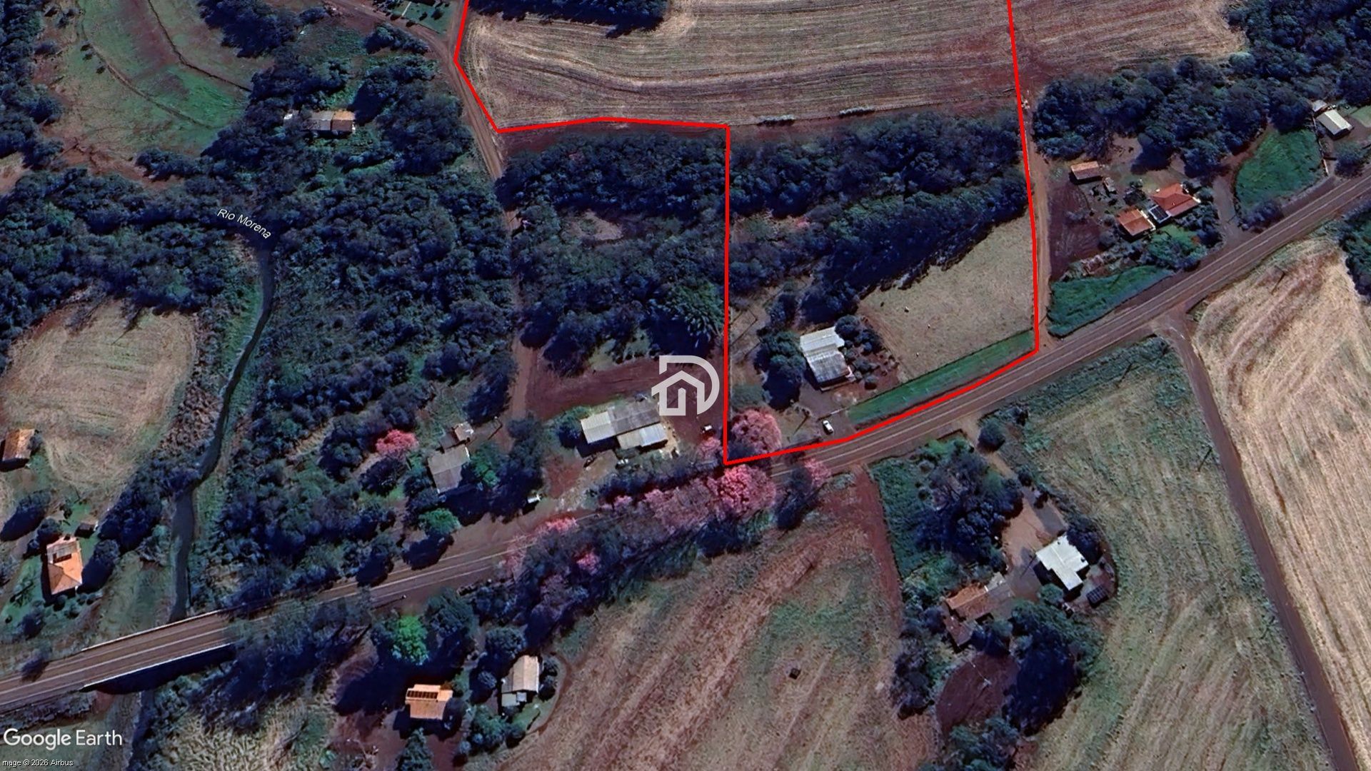 3,83 Alqueires com Casa na Linha Santa Cruz a Venda em Santa Helena-PR