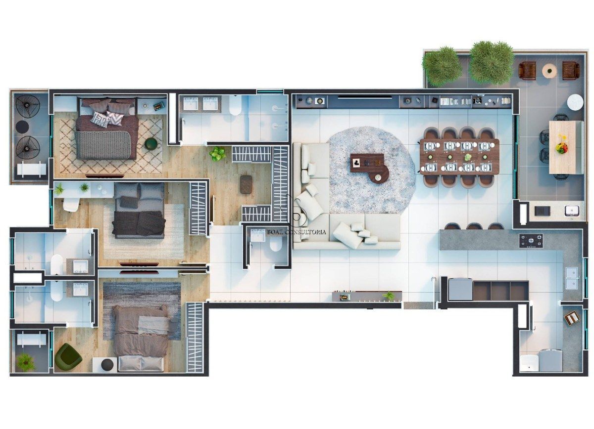 Apartamento, 3 quartos, 142 m² - Foto 32
