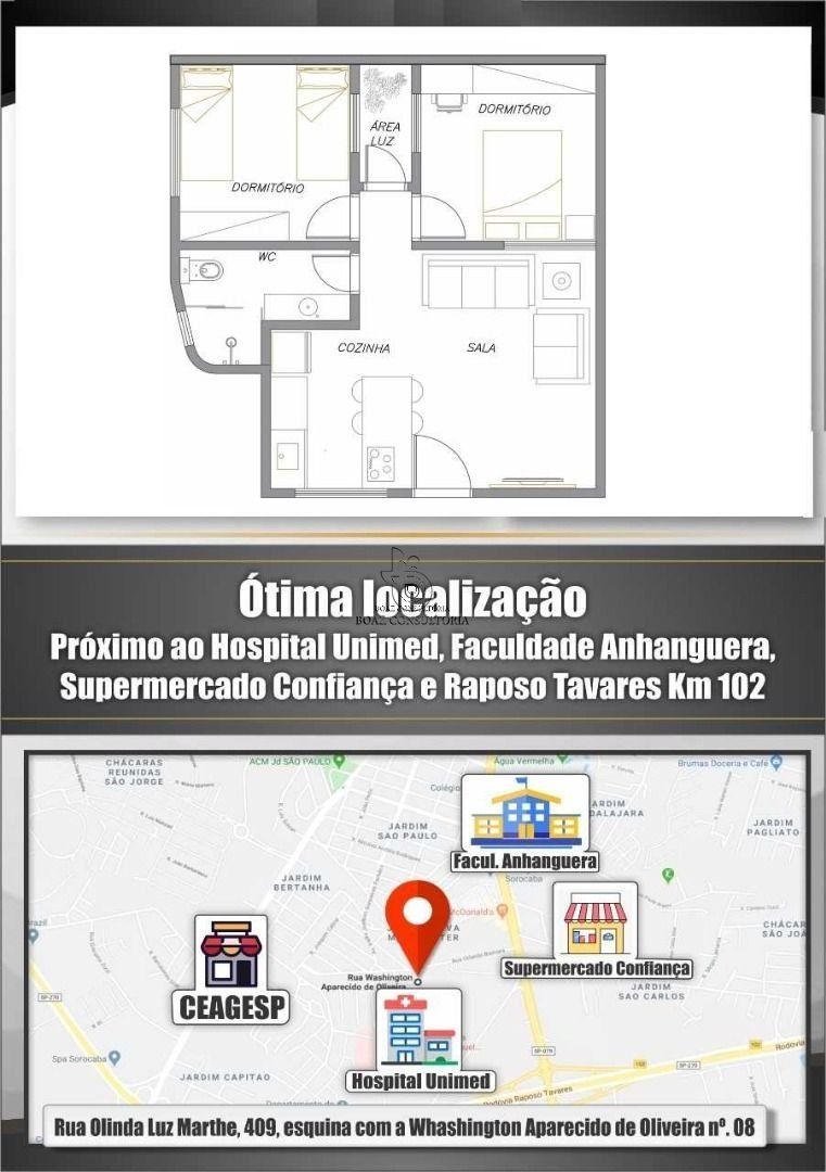 Casa em Jardim Residencial Deolinda Guerra, Sorocaba - Foto 11