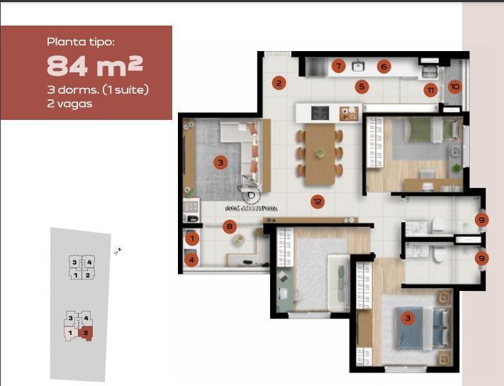 Apartamento em Além Ponte, Sorocaba - Foto 16