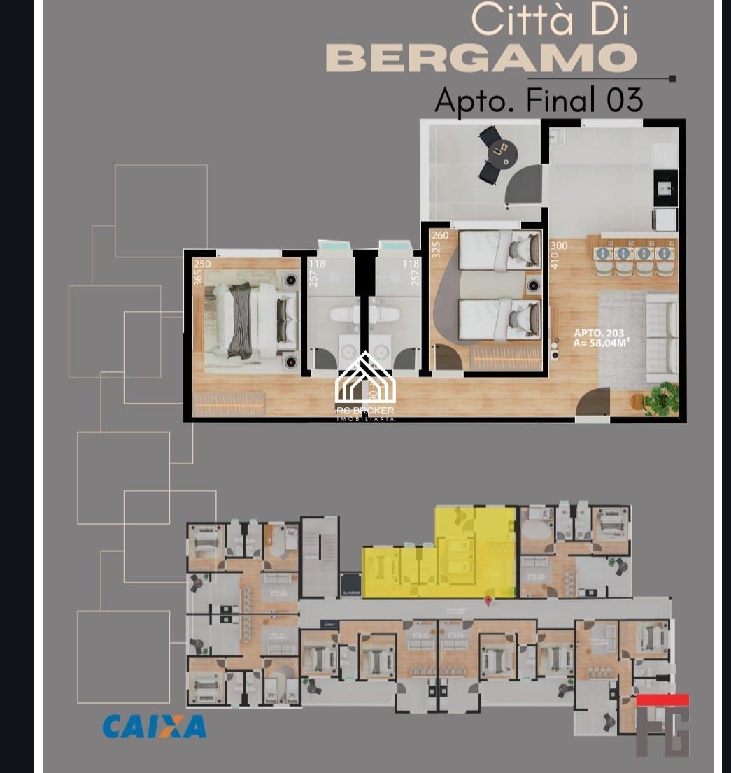 Apartamento, 2 quartos, 58 m² - Foto 6