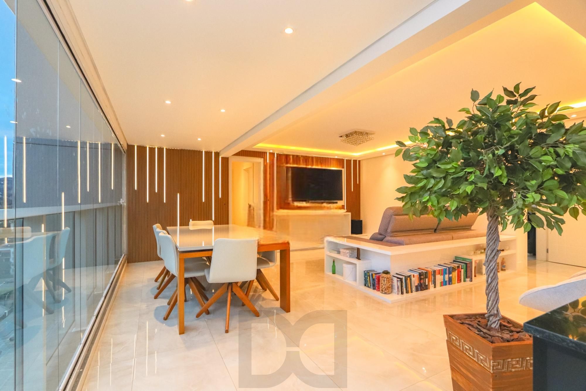 Apartamento semimobiliado e decorado no Central Parque | 127 m² | 3 suítes | 2 vagas — foto 3