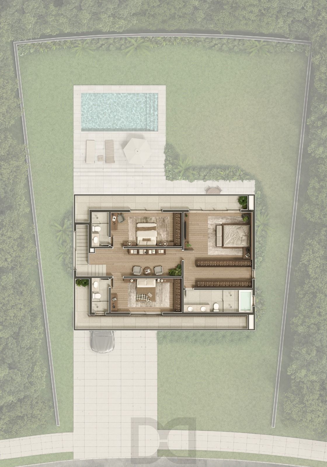 Casa com 262m², 4 suites - Fundos para APP — foto 5