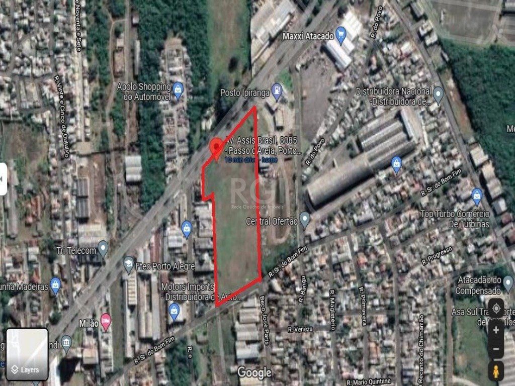 Terreno para Venda 27.443,78m2, na avenida Assis Brasil bairro Sarandi — foto 1