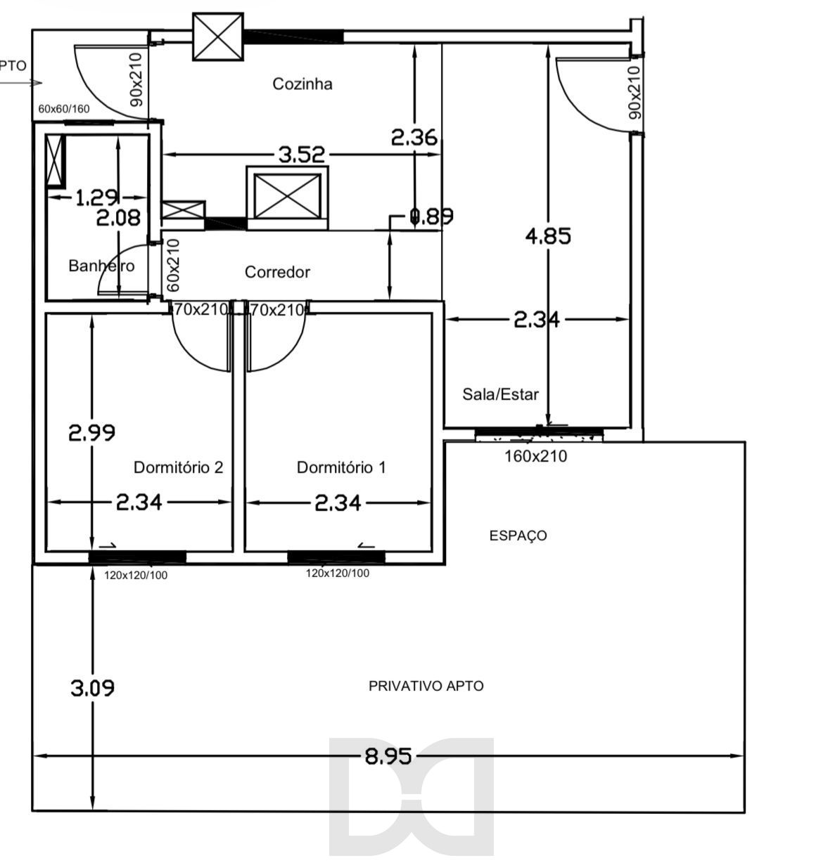 Apartamento Garden, 2 dormitórios, vaga no Bem Viver Guarujá em Porto Alegre/RS — foto 11