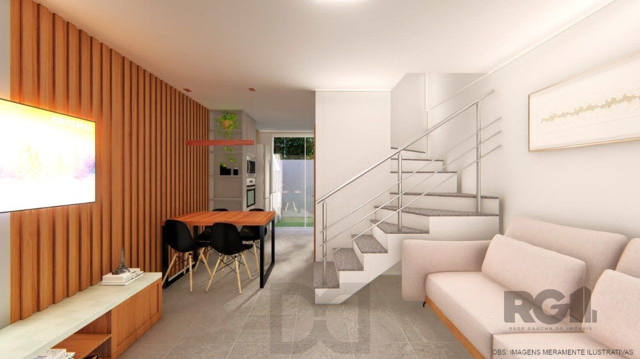 CASA ESTILO SOBRADO COM 2 QUARTOS E PÁTIO, À VENDA NO BAIRRO VILA NOVA, EM PORTO ALEGRE/RS — foto 1