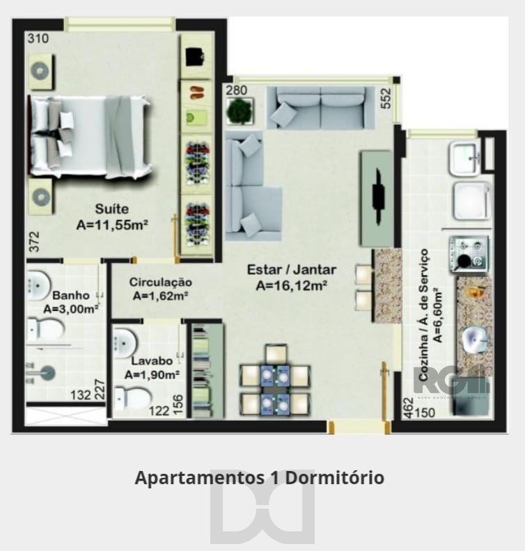 VENDA DE APARTAMENTO DE01 SUÍTE, INFRA E 02 VAGAS DE GARAGEM - SANTO ANTONIO — foto 12