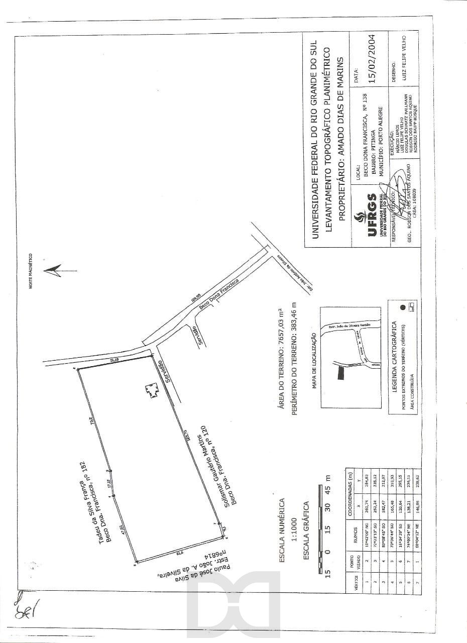 Terreno residencial com 7.657,03 m² no Bairro pitinga- Porto Alegre — foto 2