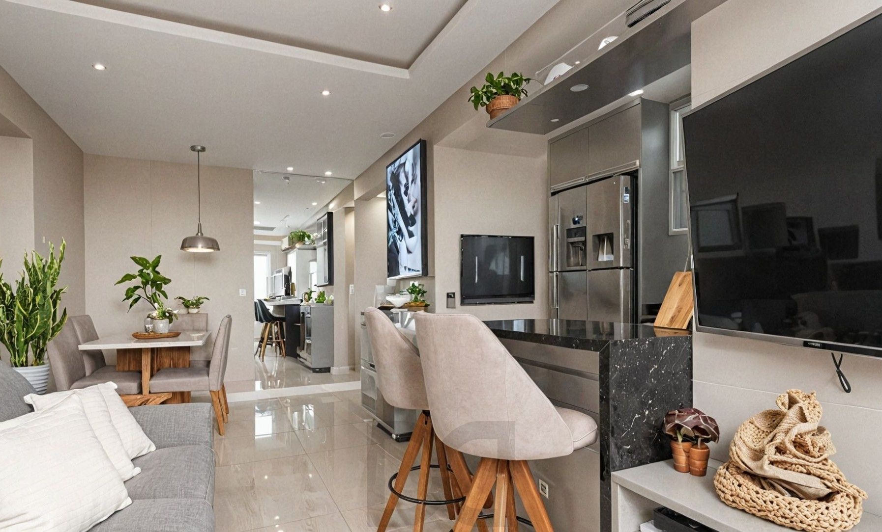 Vende-se apartamento com 2 quartos (1 suíte), 55m² e 2 vagas – Petrópolis — foto 3