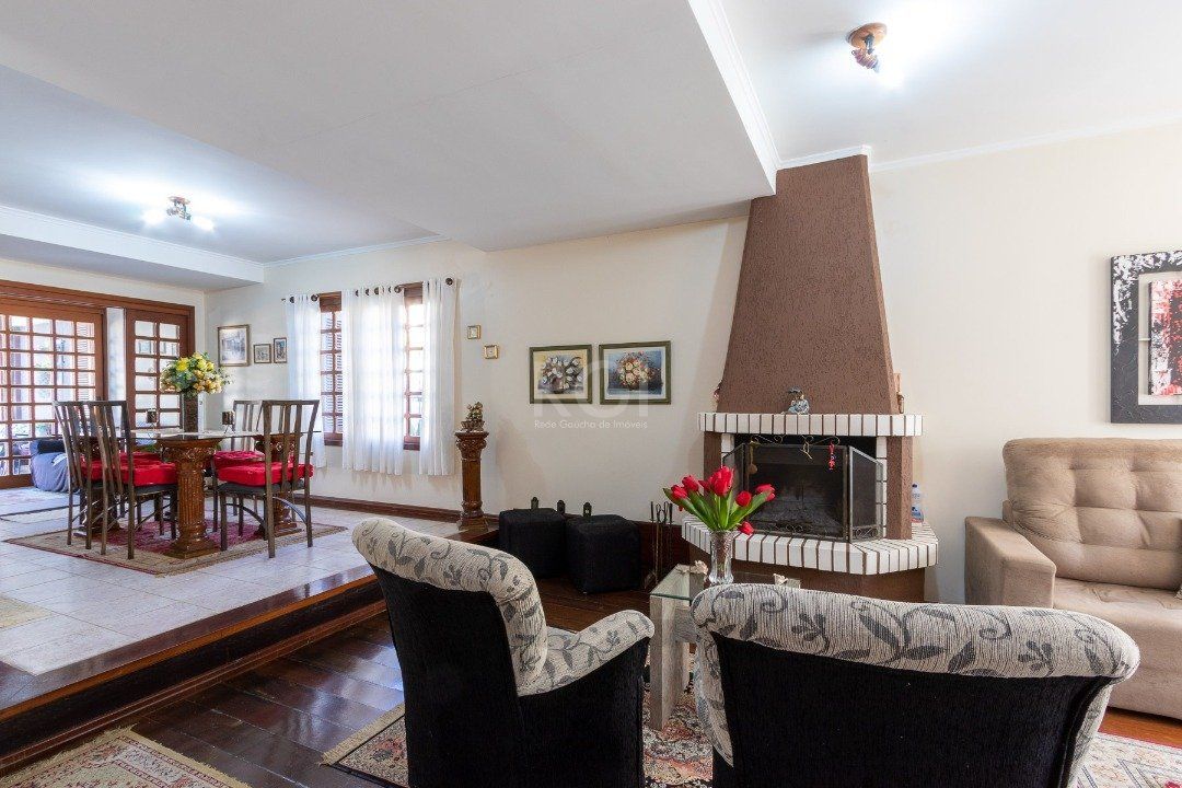 Sala com lareira