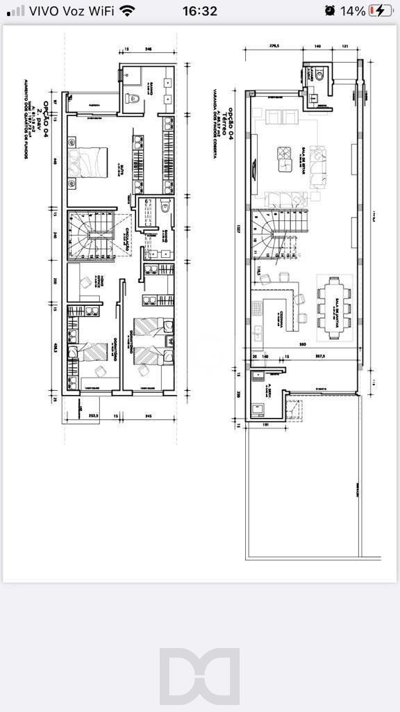 Terreno de 11x35 com projeto aprovado para duas casas de 167m2 com 3 dormitórios, amplo patio na frente e nos fundos. — foto 2