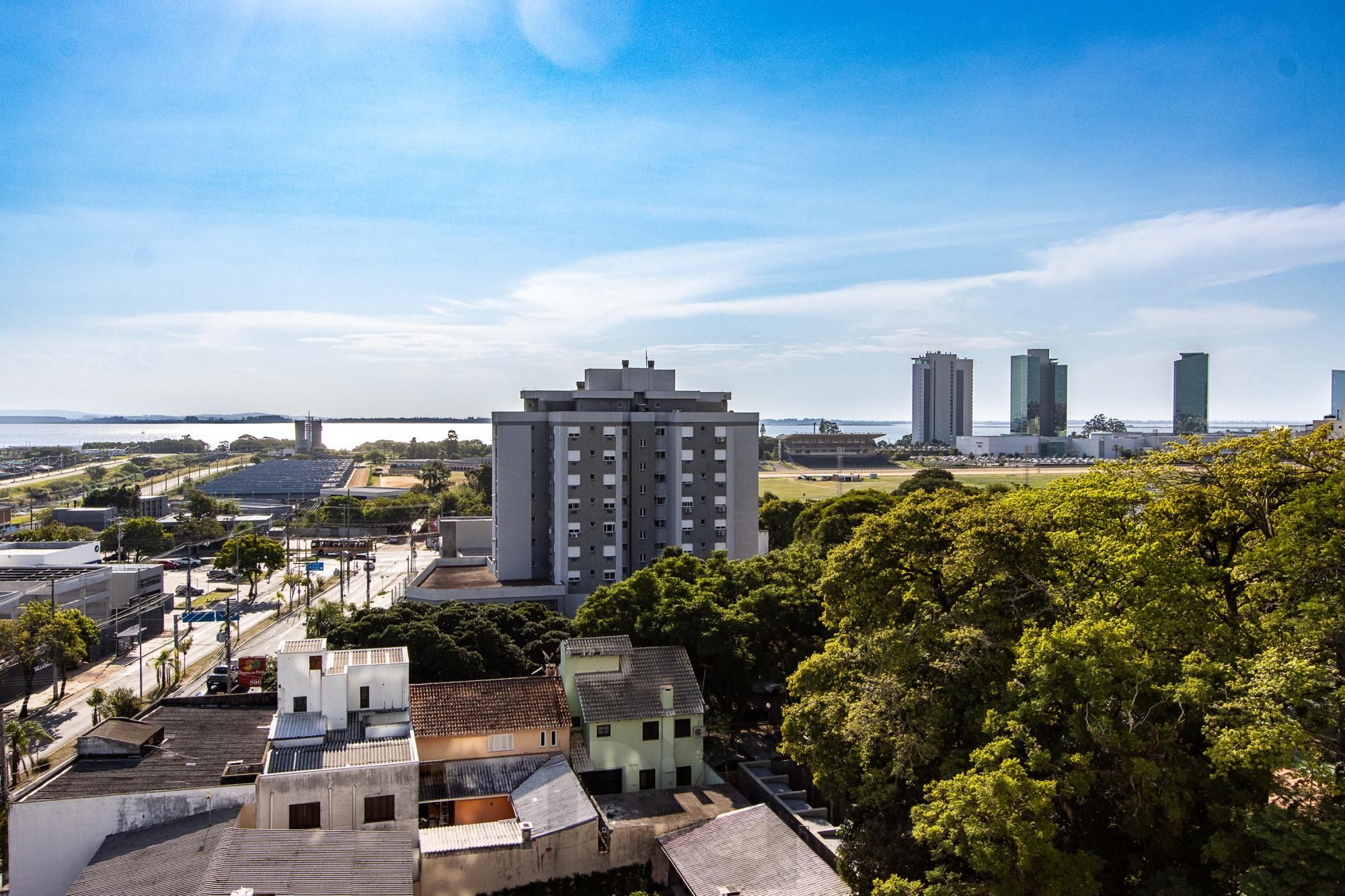 Lindo apartamento locado, mobiliado, andar alto com vista para o Rio, 2 quartos - Bairro Cristal — foto 4