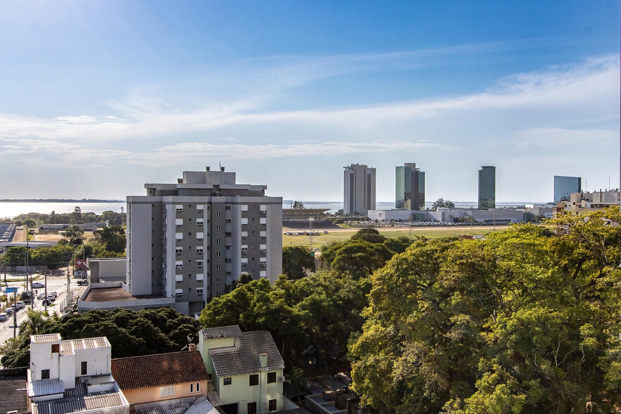 Lindo apartamento locado, mobiliado, andar alto com vista para o Rio, 2 quartos - Bairro Cristal — foto 22