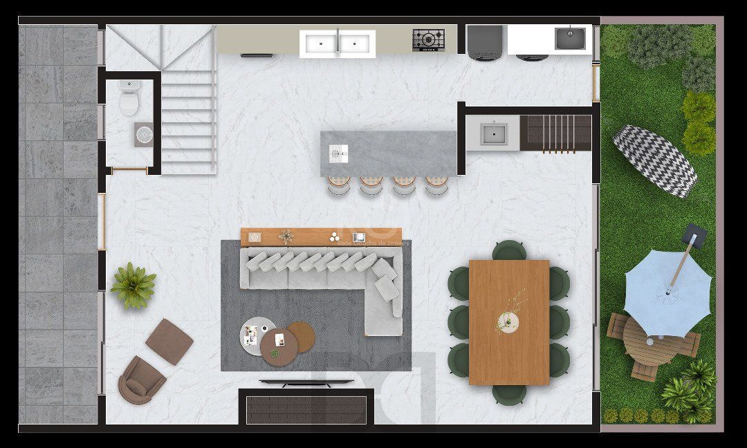 Casa Condominio para Venda - 300m², 4 dormitórios, sendo 4 suites, 2 vagas - Tristeza — foto 9