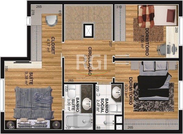 Casa Condominio para Venda - 128.96m², 4 dormitórios, sendo 2 suites, 2 vagas - Tristeza — foto 21