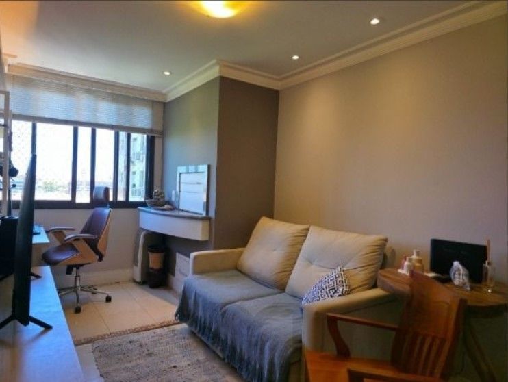Apartamento  com 2 dormitórios, lavabo, banho social e churrasqueira integrada. — foto 1