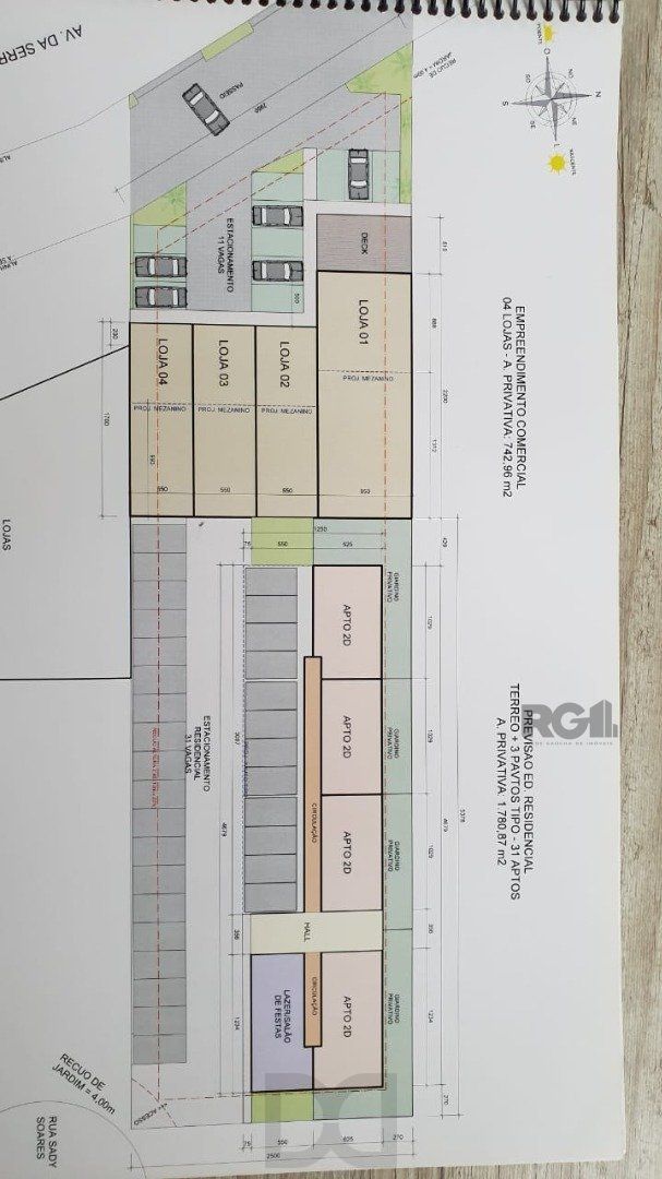 Terreno plano à venda na Avenida da Serraria, em Porto Alegre, com área total de 2200 m². — foto 5