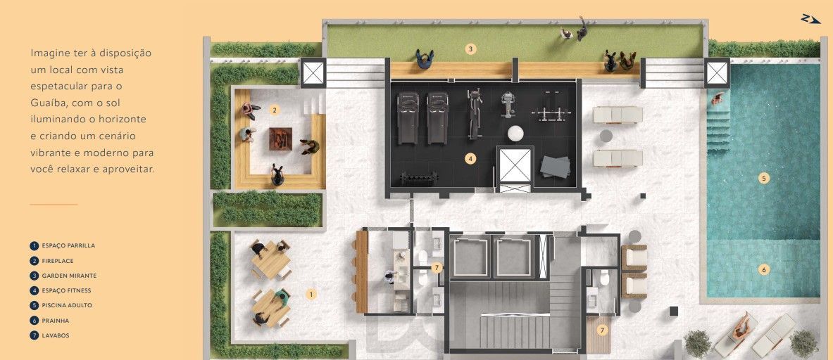Apartamento alto padrão com 141,92m², 3 suítes, 2 vagas, no bairro Tristeza em Porto Alegre — foto 7