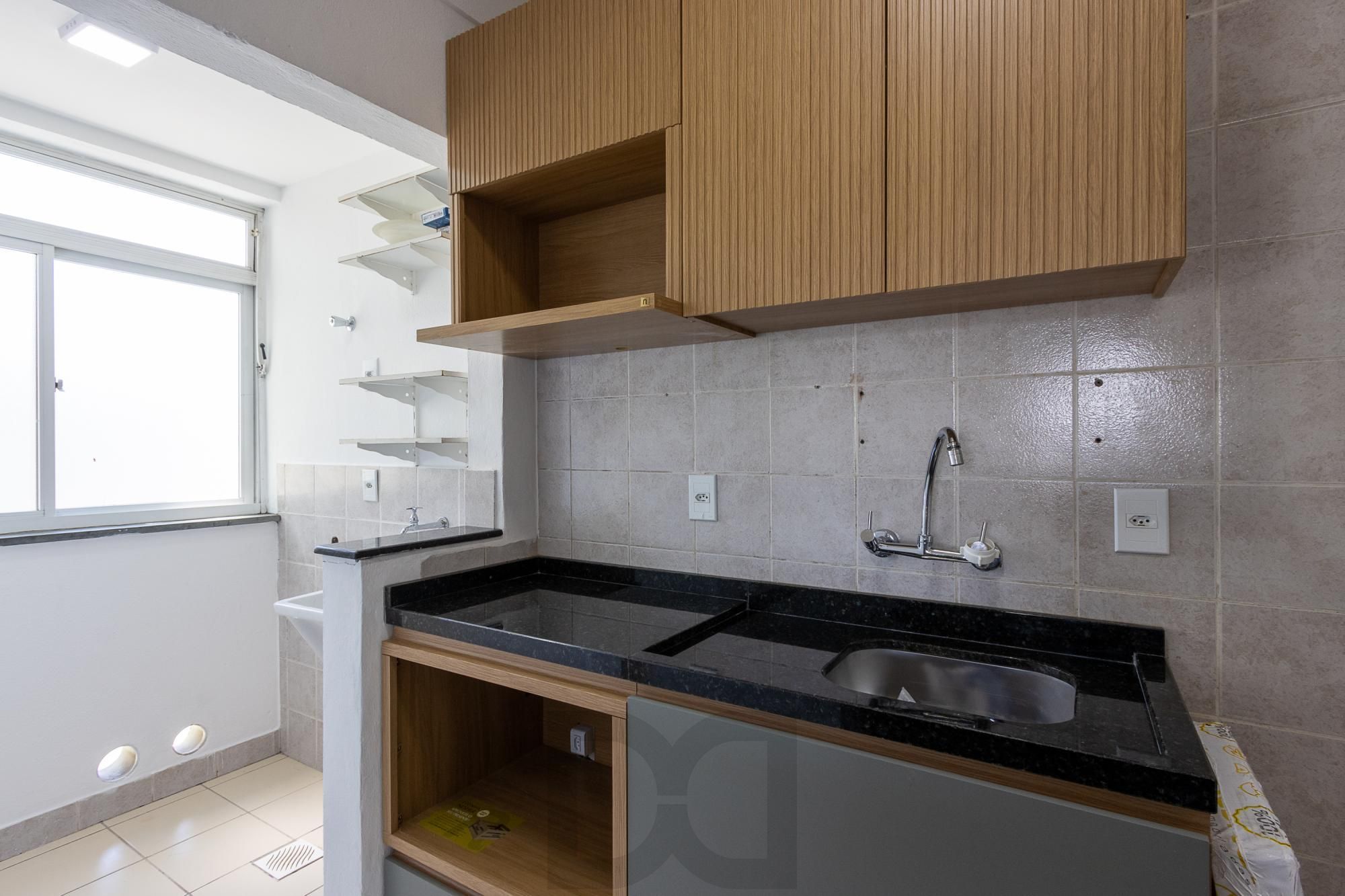 Apartamento 3 quartos, 1 vaga coberta, escriturada, condomínio com infra - Bairro Cristal — foto 12