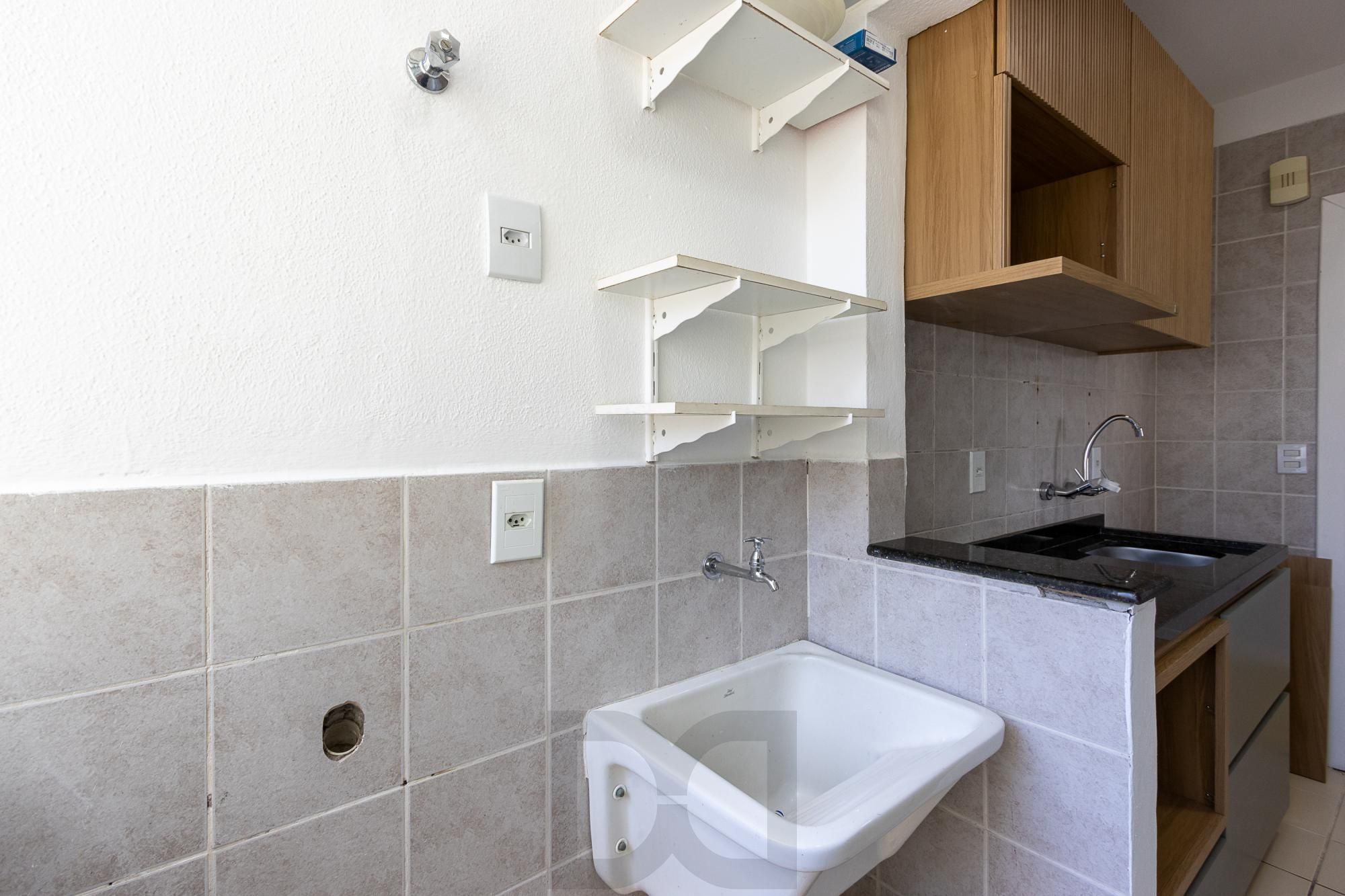 Apartamento 3 quartos, 1 vaga coberta, escriturada, condomínio com infra - Bairro Cristal — foto 14