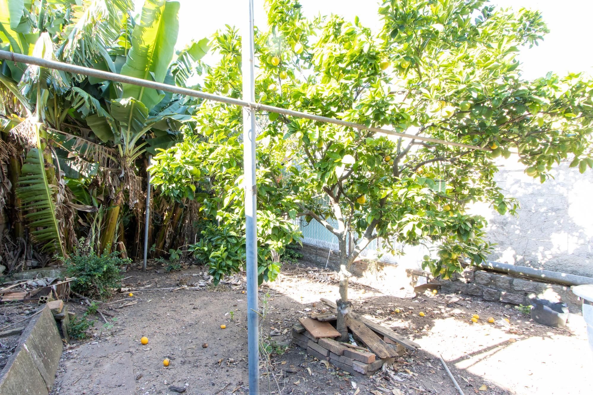 Casa de Alvenaria, possui 3 dormitórios, uma suíte, hall de entrada, lavabo, living com lareira, cozinha ampla com armários, área gourmet com churrasqueira, corredor, pátio e 4 vagas de garagem, uma construção em anexo que possui hall de entrada, lavabo, living, cozinha, escritório, banheiro social — foto 34