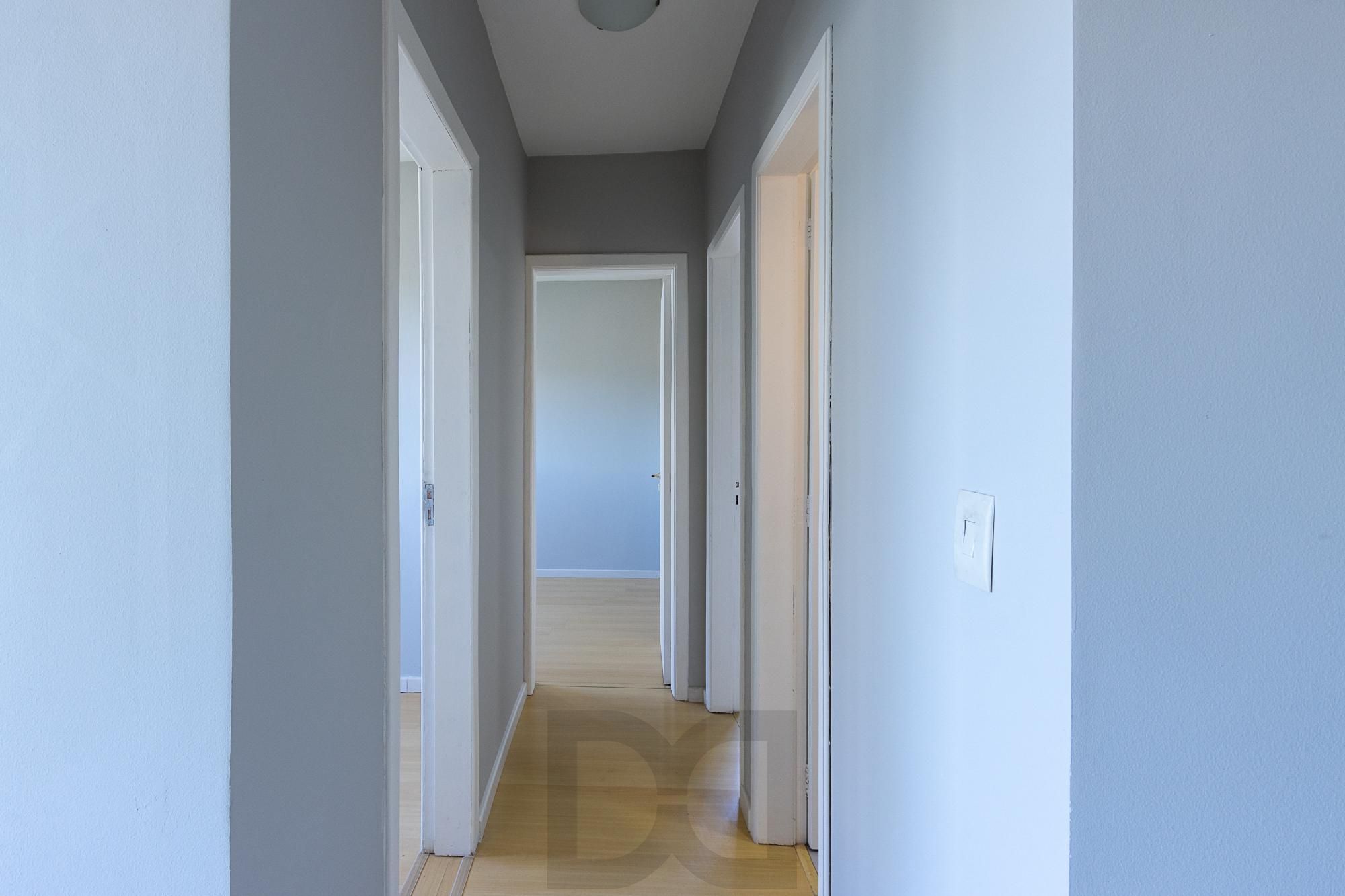 Apartamento 3 quartos, 1 vaga coberta, escriturada, condomínio com infra - Bairro Cristal — foto 17