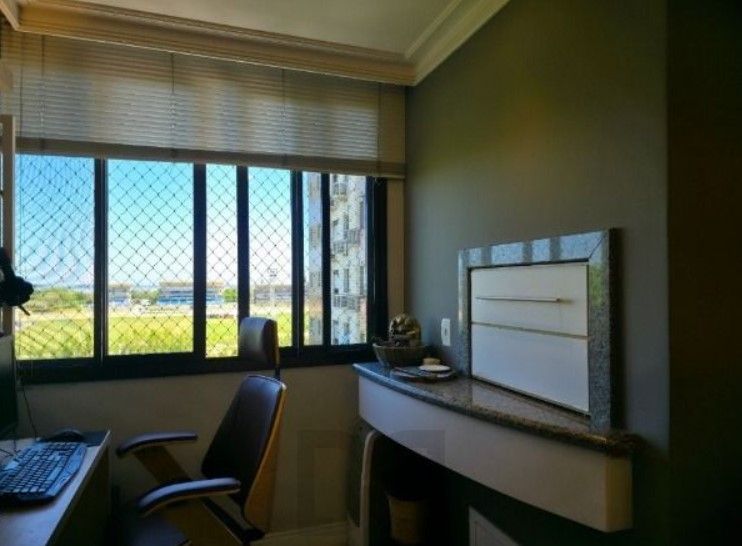 Apartamento  com 2 dormitórios, lavabo, banho social e churrasqueira integrada. — foto 7