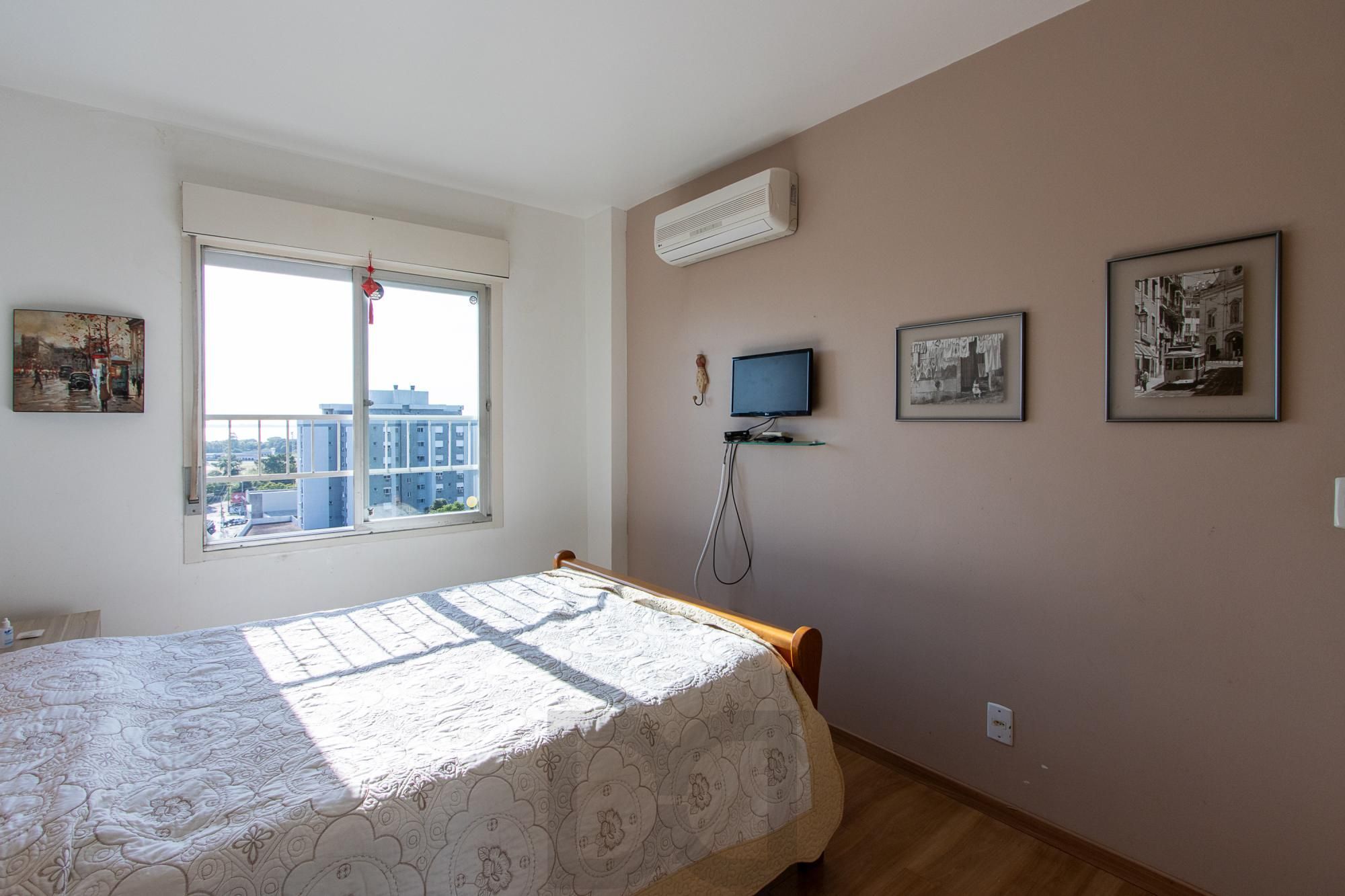 Lindo apartamento locado, mobiliado, andar alto com vista para o Rio, 2 quartos - Bairro Cristal — foto 21