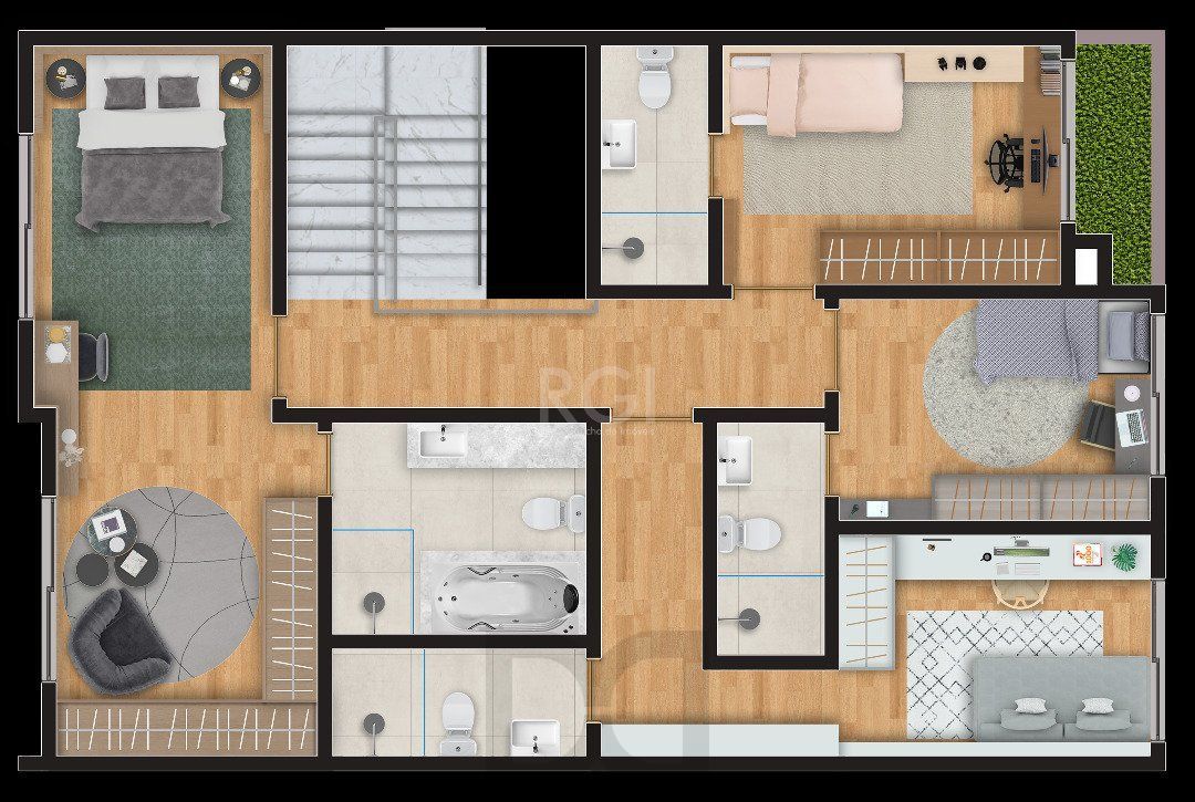 Casa Condominio para Venda - 300m², 4 dormitórios, sendo 4 suites, 2 vagas - Tristeza — foto 10